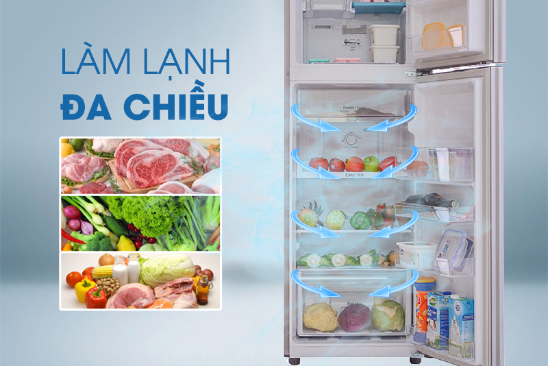 Khả năng làm lạnh hiệu quả trên tủ RT25HAR4DSA/SV