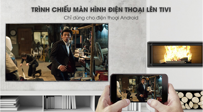 Smart Tivi LG 4K 55 inch 55UK6540PTD trình chiếu màn hình điện thoại lên tivi