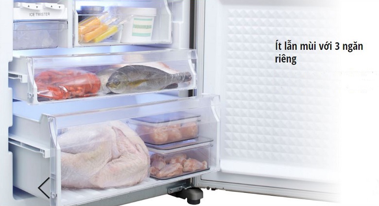 Tủ lạnh Panasonic NR-BX418GWVN 407 lít Thiết kế thông minh