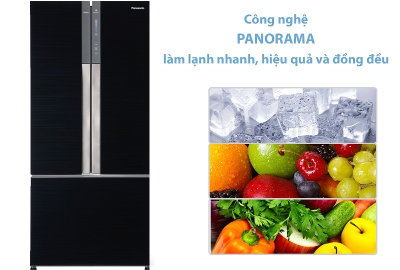 Tủ lạnh Panasonic inverter 491 lít NR-CY558GKVN công nghệ làm lạnh Panorama