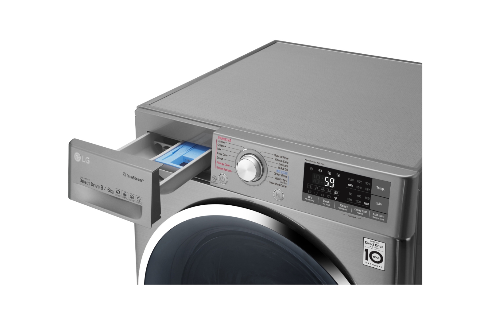 Máy giặt LG inverter 9kg TWC1409S2E