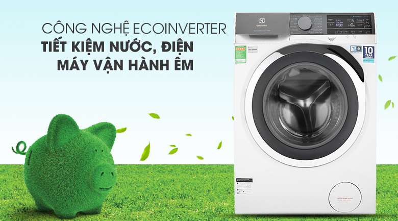 Máy giặt Electrolux Inverter 11 kg EWF1142BEWA - Siêu tiết kiệm nước – điện với công nghệ Inverter