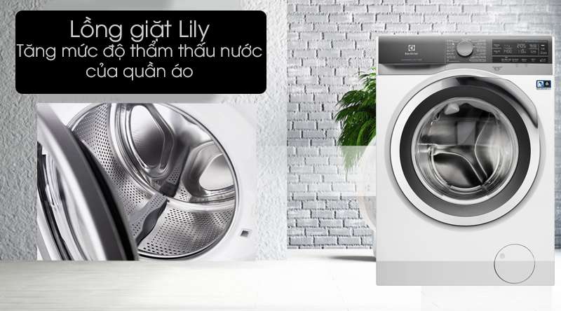Máy giặt Electrolux Inverter 11 kg EWF1142BEWA - lồng giặt Lily 
