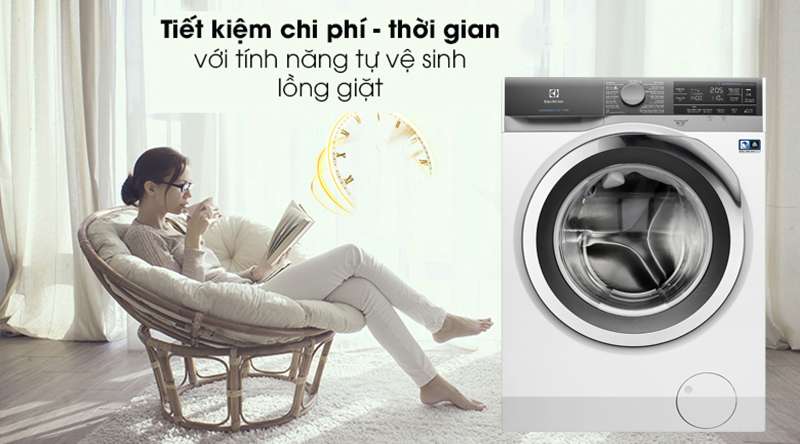 Máy giặt Electrolux Inverter 11 kg EWF1142BEWA- Bền lâu với tính năng tự vệ sinh lồng giặt 