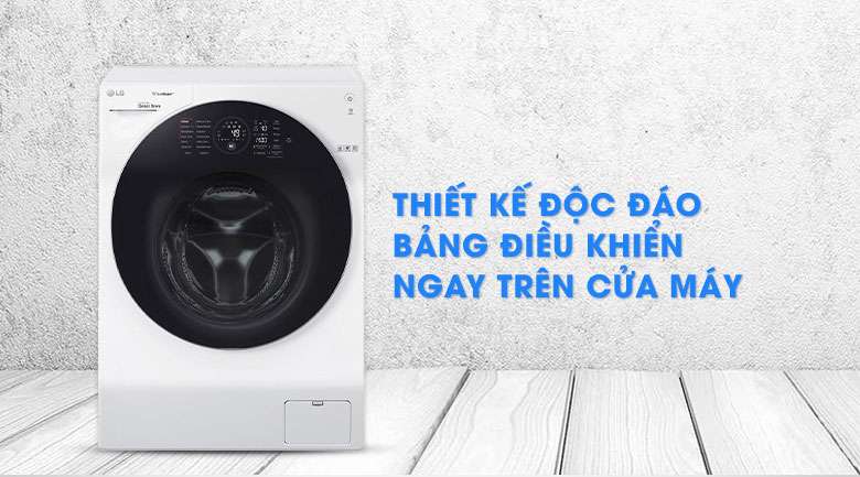Máy giặt sấy 2 trong 1 - Máy giặt sấy LG Inverter 10.5 kg FG1405H3W1